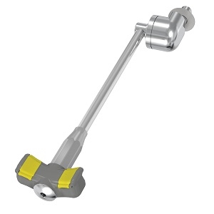 Bradley S19274HWB Barrier Free Wall Mounted Swing Down Halo Eyewash Unit