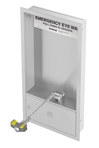 Bradley S19284HB Barrier Free Cabinet Mount Swing Down Halo Eyewash Unit