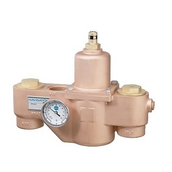 Bradley HL200 Navigator High/Low Thermostatic Mixing Valve, Lead Free Brass, 200 GPM, S59-3200