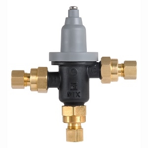 Bradley S59-4000A Navigator Thermostatic Mixing Valve, Point of Use, 3/8" Compression Fittings