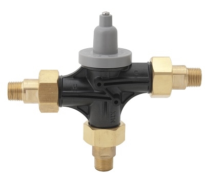 Bradley S59-4016X Navigator Thermostatic Mixing Valve, Point of Use, 1/2" PEX Connections