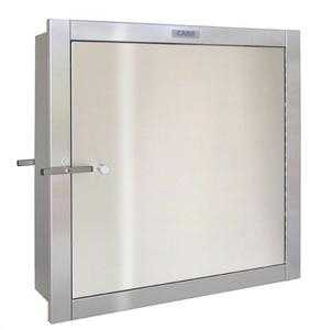Carr SPT242411 Specimen Pass-Through Cabinet, 24" x 24", 11" Deep, Stainless Steel, SPT-24D