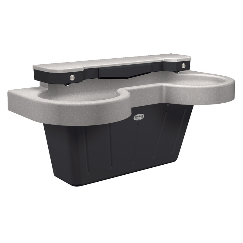 Bradley SS-2N Express Lavatory/Sink System 2-Station