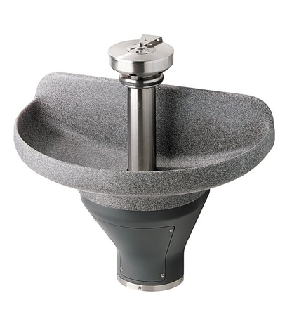 Bradley TDB3103 Deep Bowl Classic Washfountain, 36" Semi-Circular, Terreon