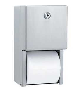 Gamco TTD-5 Toilet Paper Dispenser, Multi-Roll, Surface Mounted, Stainless Steel