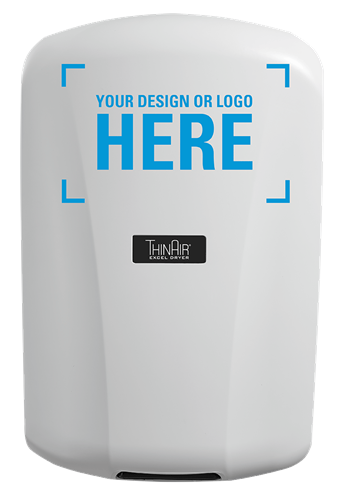 Excel Dryer TA-SI ThinAir ADA Compliant Hand Dryer, Custom Cover