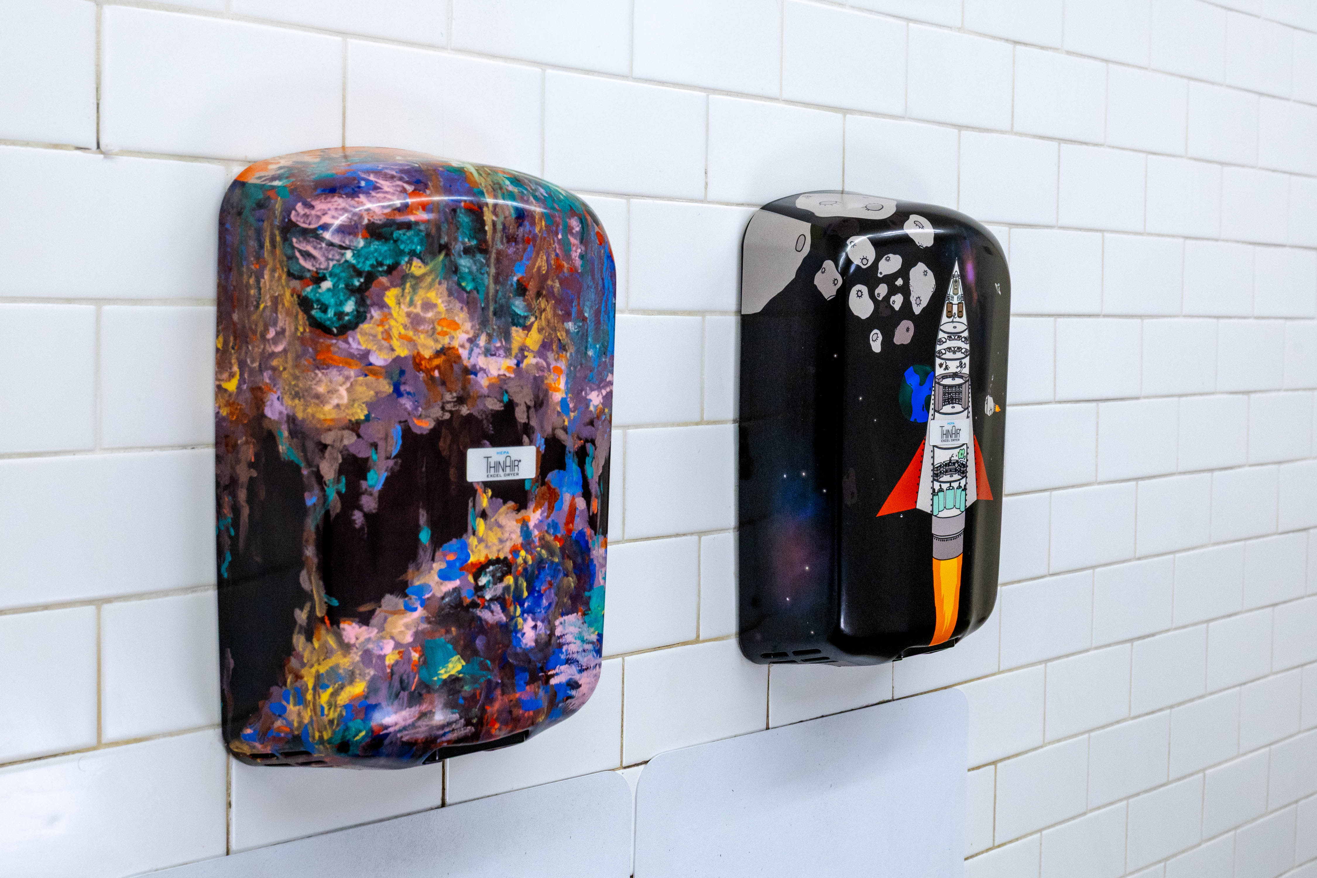 Excel Dryer TA-SI ThinAir ADA Compliant Hand Dryer, Custom Cover