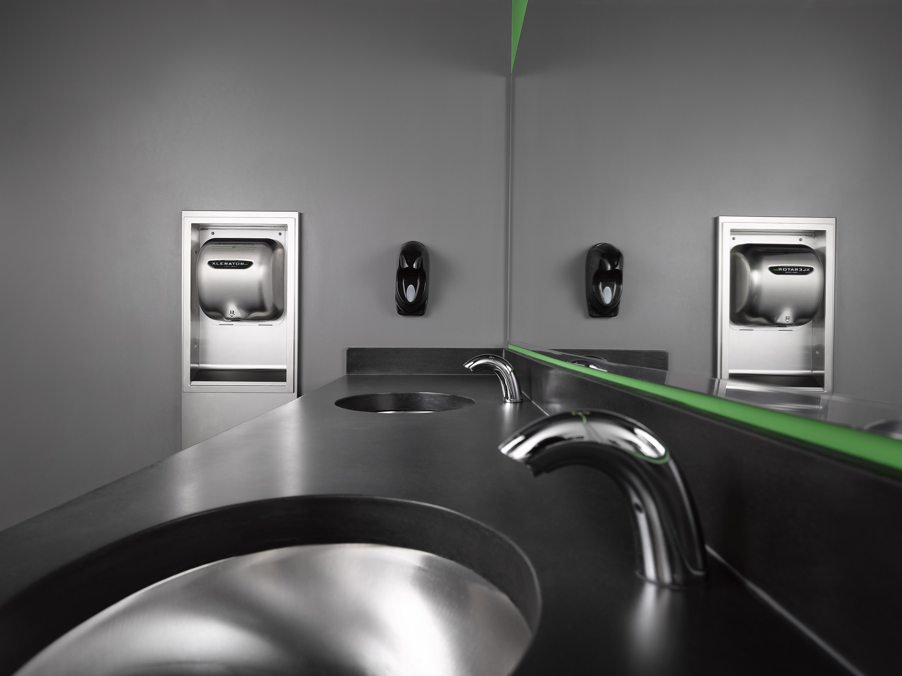 Excel Dryer XLERATOReco XL-C-ECO Hand Dryer, No Heat, Chrome Cover, Automatic Sensor, Surface Mounted, LEED Credits, GreenSpec Listed, Commercial Hand Dryer, 500 Watts