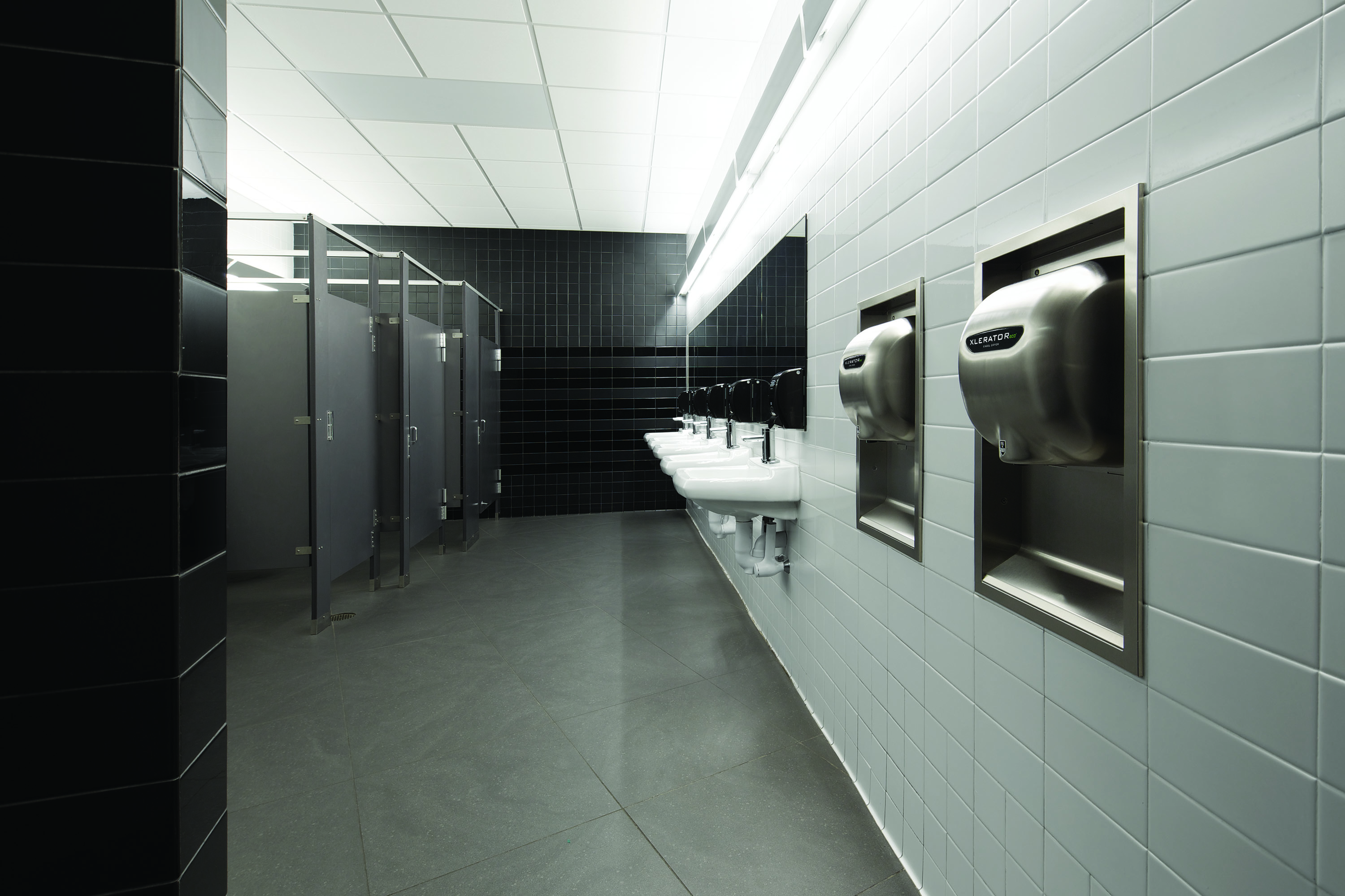 Excel Dryer XLERATOReco XL-SB-ECO Hand Dryer, No Heat, Brushed Stainless Steel Cover, Automatic Sensor, Surface Mounted, LEED Credits, GreenSpec Listed, Commercial Hand Dryer, 500 Watts