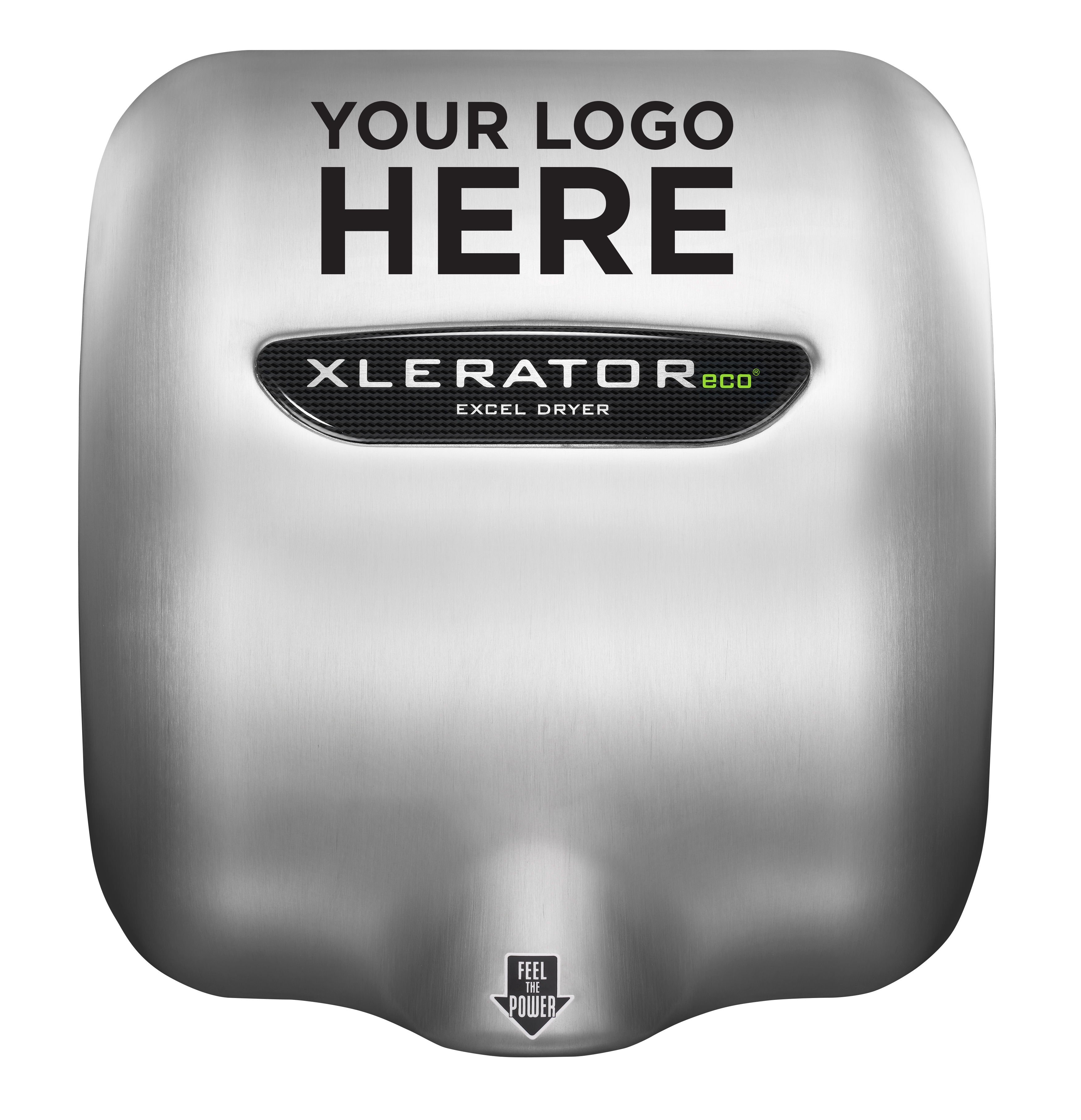 Excel Dryer XLERATOReco XL-SB-SI-ECO Hand Dryer, No Heat, Brushed Stainless Steel, Special Image Cover, Automatic Sensor, Surface Mounted, LEED Credits, GreenSpec Listed, Commercial Hand Dryer, 500 Watts