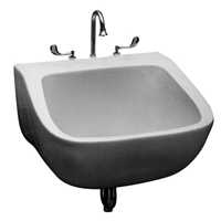 Zurn Z5461, Surgeons Sink, Single Hole, 28x22 (faucet not incl.) (DISCONTINUED)