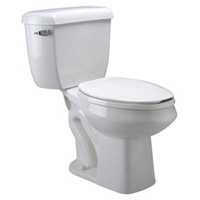 Zurn Z5562, ADA, Dual Flush, Elongated Pressure Assist, 1.6/1.0 gpf, 2-pc toilet (DISCONTINUED)