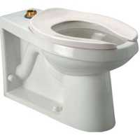 Zurn Z5645-BWL, 1.28 gpf ADA Floor Mounted, Back Outlet, Flush Valve Toilet - Bowl Only