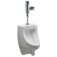 Zurn Z5738.205.00, Small Pint, 1/8 gpf, EcoVantage, Ultra Low Consumption, High Efficiency Urinal System Top Spud Small Footprint Urinal with Exposed Battery Flush Valve