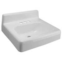 Zurn Z5848, Cast Iron Wall Hung Lavatory Sink, 8" Centers, 20x18 (DISCONTINUED)