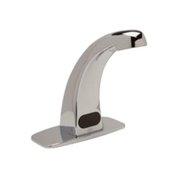 Zurn Z6913-XL-CP4-MV AquaSense Battery Powered 1.5 gpm Single Hole XL Lavatory Faucet with 4" Cover Plate and Temperature Mixing Valve