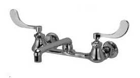 Zurn Z842F4-XL, AquaSpec Sink Faucet with 6" Cast Spout and 4" Wrist Blade Handles