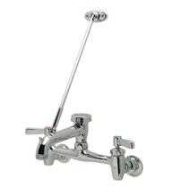 Zurn Z843M1, AquaSpec Service Sink Faucet with 6" Vacuum Breaker Spout, Lever Handles, Pail Hook, 3/4" Hose End and Brace