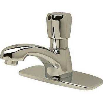 Zurn Z86100-XL-CP4, AquaSpec 1.0 gpm Single Basin Lavatory, Slow Closing Metering Faucet with 4" Cover Plate
