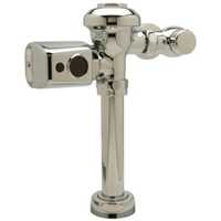 Zurn ZER6000AV-HET-CPM, 1.28 GPF Exposed Sensor Operated Battery Powered Chrome Metal E-Z Flush Valve For Water Closets