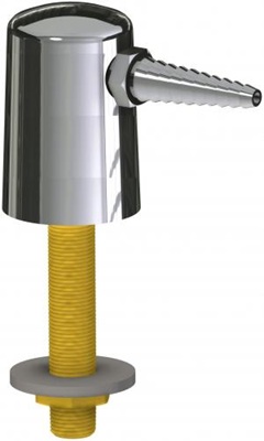 Chicago Faucets LRS-D01 Chicago Faucets Part: Turret with Hose Nozzle, 3/8" NPT Female Thread Inlet, Serrated Hose Nozzle Outlet