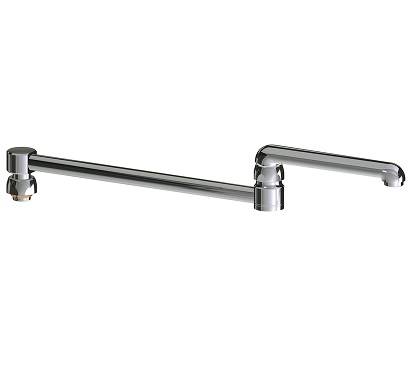 Chicago Faucets DJ18LEOJKAB Chicago Faucets Part: 18" Double Jointed Swing Spout