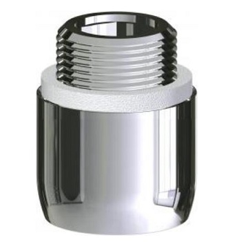 Chicago Faucets E3-2JKSAM Chicago Faucets Part: 2.2 GPM Pressure Compensating Softflo Aerator with 3/8" - 18 NPSM Male Adapter, Satin Finish