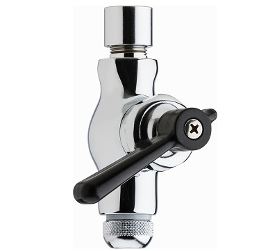 Chicago Faucets E31JKABCP Chicago Faucets Part: Control Valve with Quixtop Screen and Heat Resistant Lever Handle, 13/16" - 24 UNS Female