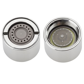 Chicago Faucets E61VPJKABCP Chicago Faucets Part: 0.5 GPM Vandal Proof Pressure Compensating Econo-Flo Non-Aerating Spray, 13/16" - 24 UNS Female, Antimicrobial