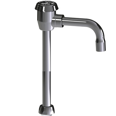 Chicago Faucets GN1BVBFCJKCP Chicago Faucets Part: 4-1/2" Rigid/Swing Gooseneck Spout with Atmospheric Vacuum Breaker, Laminar Flow Control, 3/8" - 18 NPSM Female, 9-1/2" Faucet Height