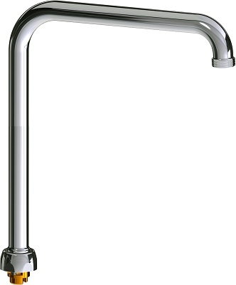 Chicago Faucets HA8ARSJKABCP Chicago Faucets Part: 8" Restricted Swing High Arch Spout, 10" Faucet Height