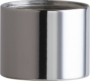 Chicago Faucets K1JKABCP Chicago Faucets Part: Spout Outlet Adapter, 13/16" - 24 NPSM Female Inlet, 3/8" - 18 NPSM Female Outlet