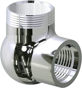 Chicago Faucets SA2JKABCP Chicago Faucets Part: Elbow Adapter 1/2"
