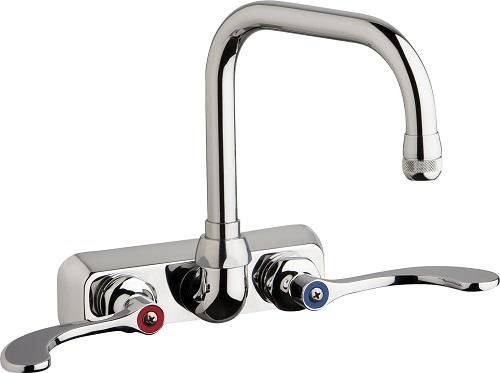 Chicago Faucets W4W-DB6AE1-317ABCP Workboard Sink Faucet