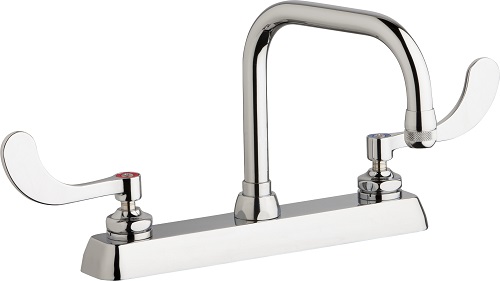 Chicago Faucets W8D-DB6AE1-317ABCP Workboard Sink Faucet