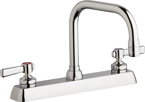Chicago Faucets W8D-DB6AE35-369AB Workboard Sink Faucet