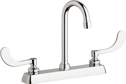 Chicago Faucets W8D-GN1AE35-317AB Workboard Sink Faucet