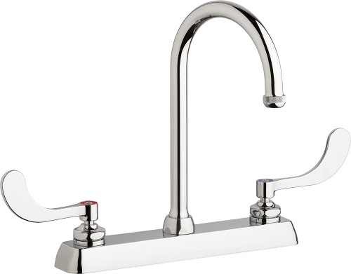 Chicago Faucets W8D-GN2AE1-317ABCP Workboard Sink Faucet