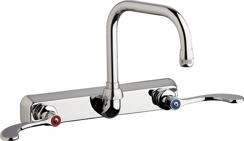 Chicago Faucets W8W-DB6AE1-317ABCP Workboard Sink Faucet