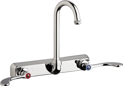 Chicago Faucets W8W-GN1AE1-317ABCP Workboard Sink Faucet