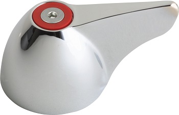 Chicago Faucets 1000-HOTJKCP Chicago Faucets Part: Vandal Proof 2" Canopy Single Wing Hot Water Handle