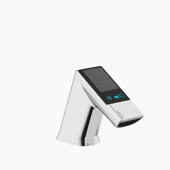 Sloan EFX-377.000.0000 BASYS Sensor Faucet, Low, Solar Powered with LCD Display, 0.5 GPM Laminar