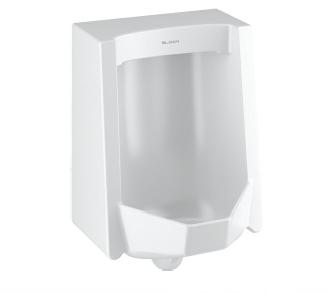 Sloan WEUS-1715.1311 Vitreous China Urinal, Sensor Activated, ROYAL 195-0.5 ESS Urinal Flushometer with SloanTec Glaze