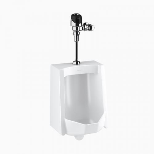 Sloan WEUS-1005.1416 Vitreous China Urinal with Battery Powered, Sensor Activated, SLOAN 8186-0.5 Urinal Flushometer