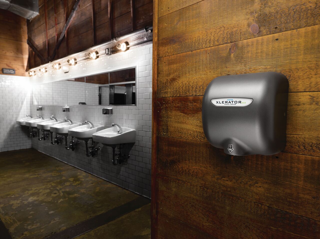 Excel Dryer XLERATOReco XL-GRH-ECO Hand Dryer, No Heat, HEPA Filter  Factory Installed