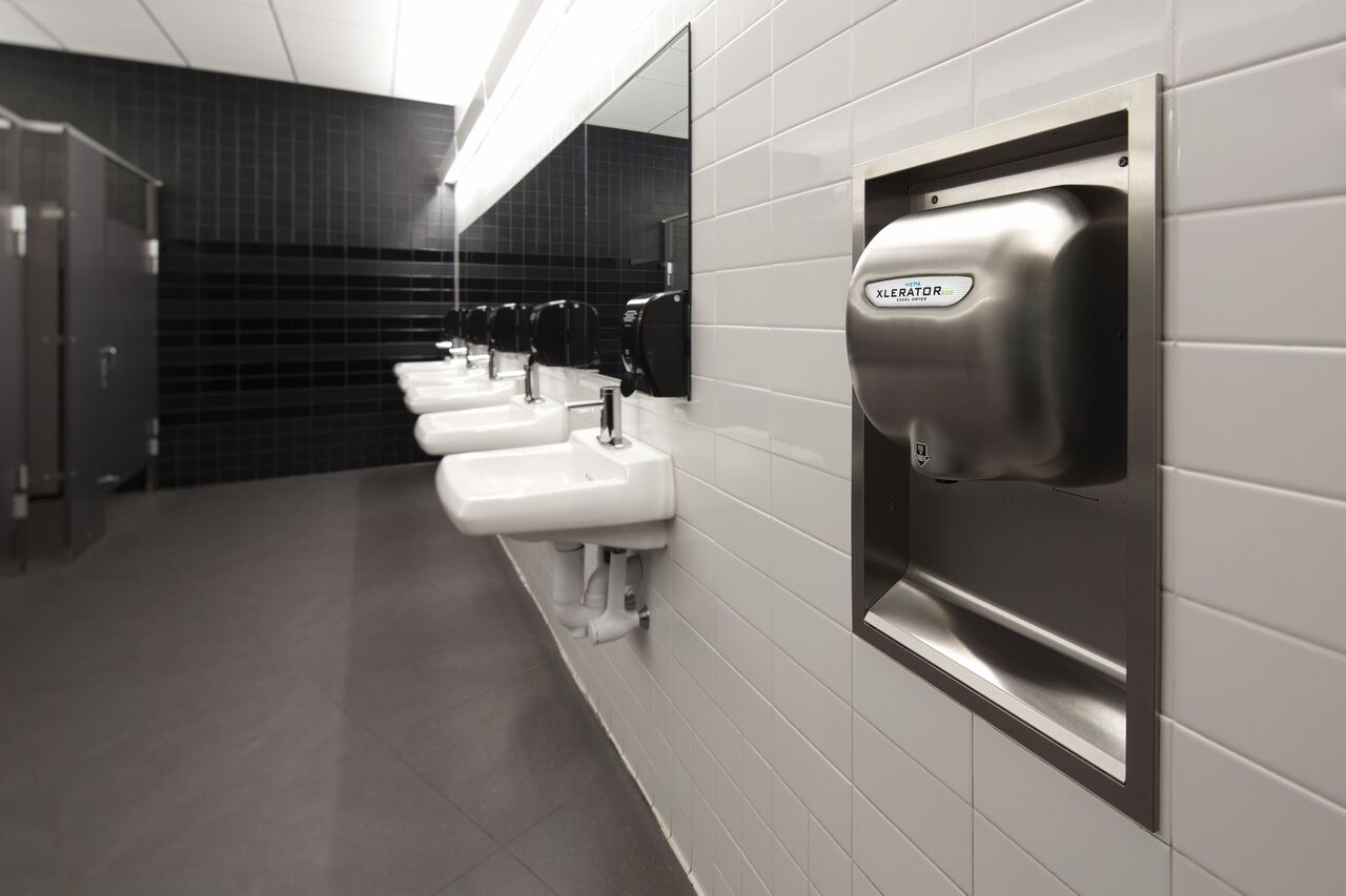 Excel Dryer XLERATOReco XL-CH-ECO Hand Dryer, No Heat, HEPA Filter  Factory Installed