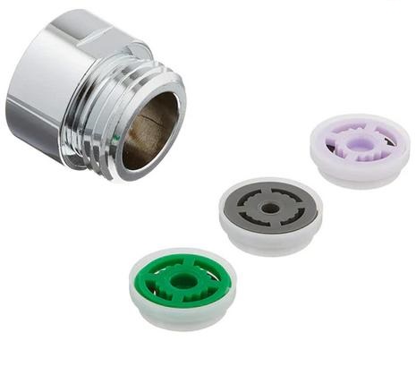 Eemax IFR-1-2 In-line flow regulator 1/2" connections supplied with 1.0, 1.5, and 2.0 gpm insert
