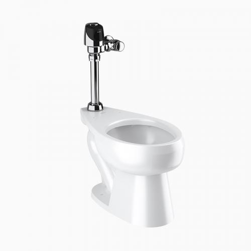 Sloan WETS-2000.1412 Vitreous China Toilet Fixture with Exposed, Battery Powered, Sensor Activated, SLOAN 8111-1.28 Closet Flushometer