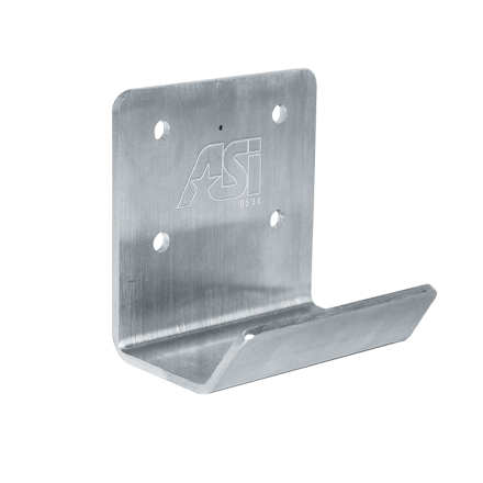 ASI 0504 Hands Free Foot Grip Door Pull, Surface Mounted
