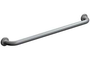 ASI 3401-36 Straight Grab Bar, 36 inch, Exposed Flange, 1-1/4" O.D., Stainless Steel with Satin Finish